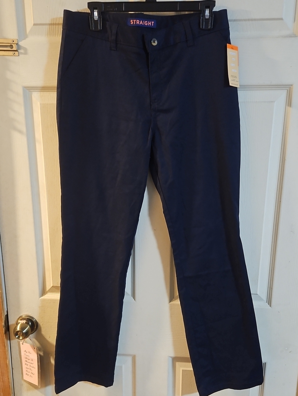 FRENCH TOAST UNIFORMS GIRLS STRAIGHT LEG PANT: BLUE: NEW WITH TAGS: 18 1/2 PLUS
